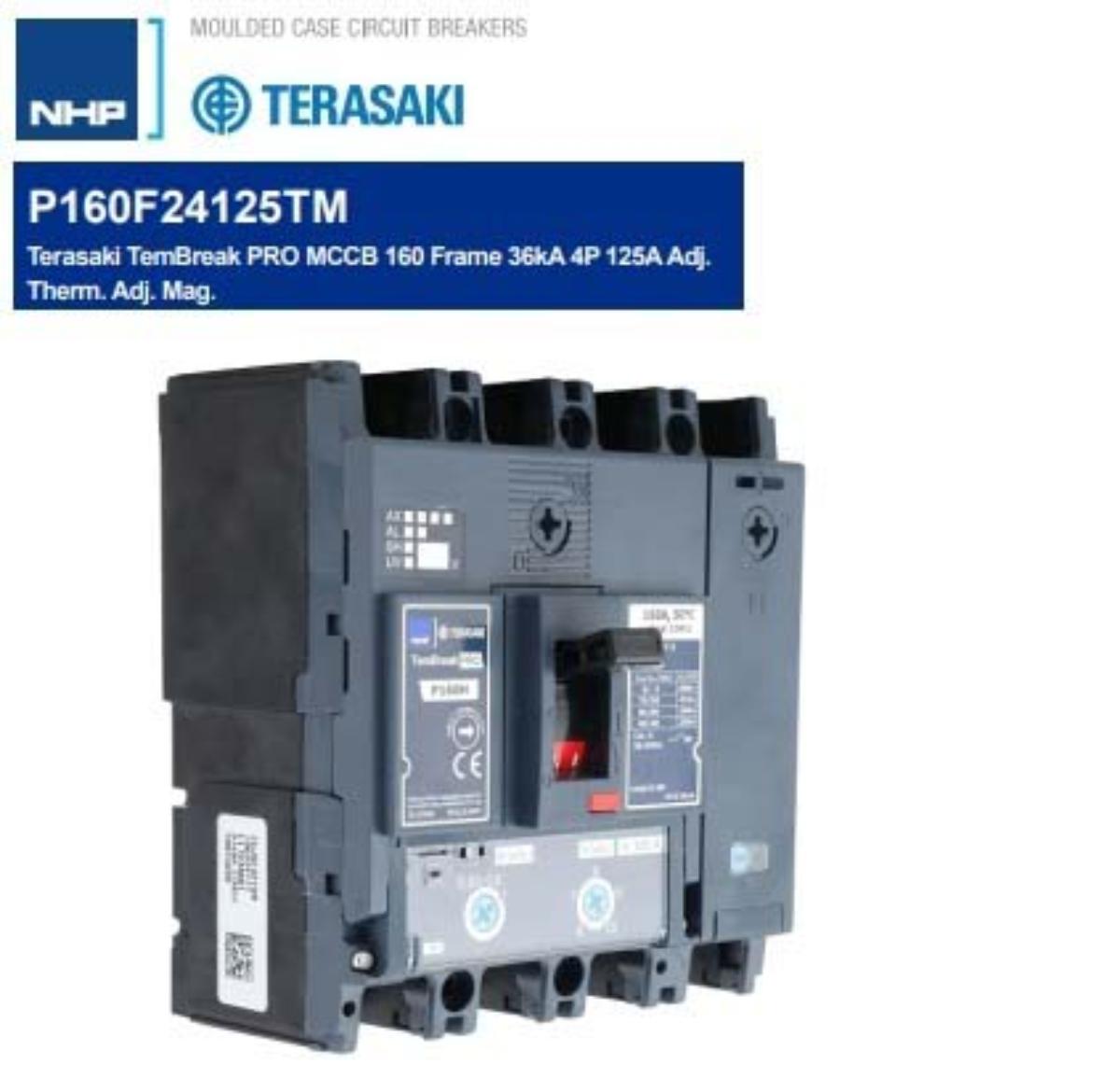 MCCB TBP 4P 125A 36KA 160 FRAME