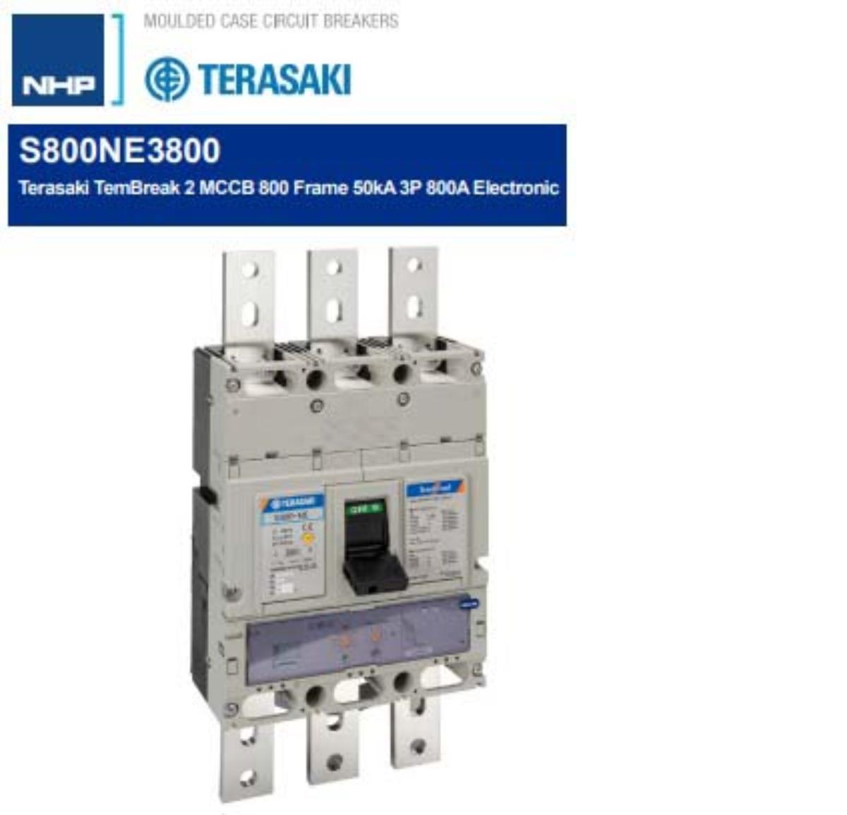 MCCB TEMBREAK2 3P 800A 50KA 800 FRAME