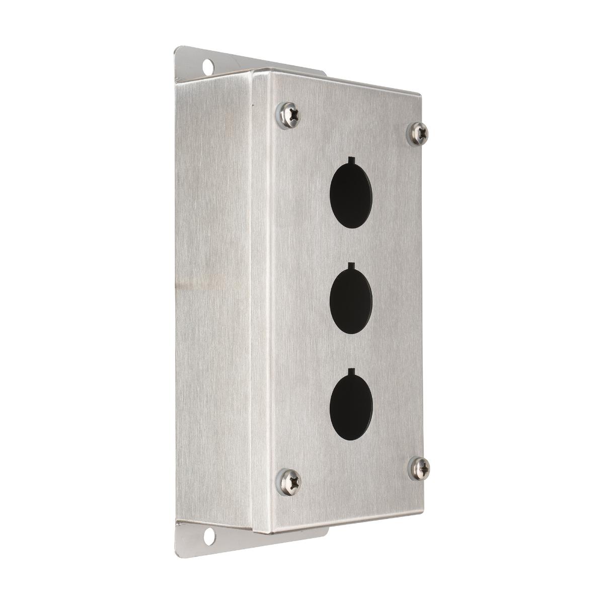 N100 316 ST/STEEL ENCLOS 3 HOLE 30.5MM