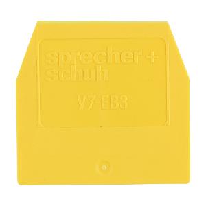 END PLATE FOR V7WG3/WG4 YELLOW END PLATE FOR V7WG3/WG4 YELLOW