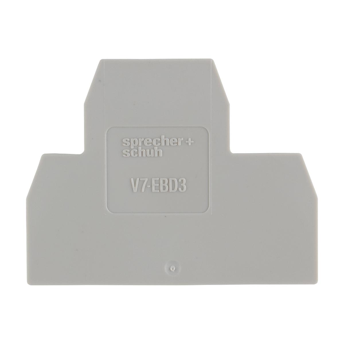 END PLATE FOR V7WD3/WD4 GREY
