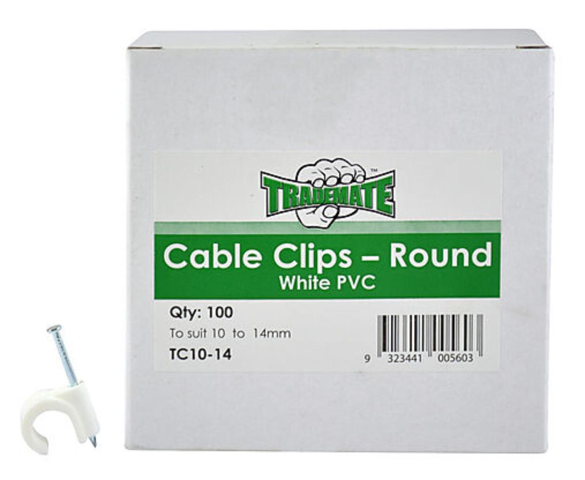 CABLE CLIP ROUND 10MM-14MM