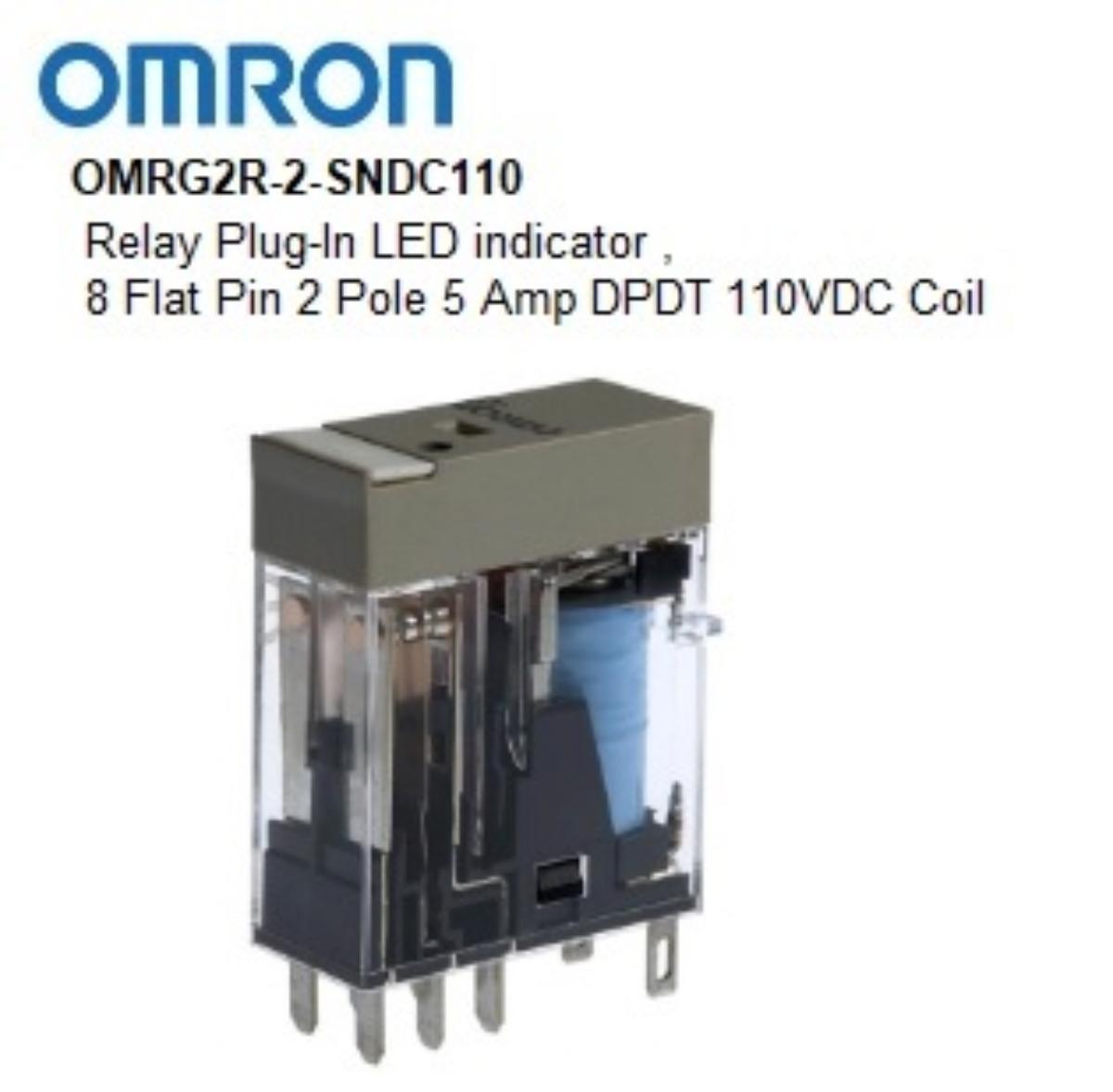 RLY ELECMAG PLUG-IN DPDT 110VDC COIL