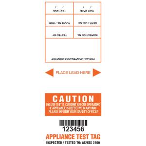 TEST TAG MARCH/NOVEMBER ORANGE NSW ONLY