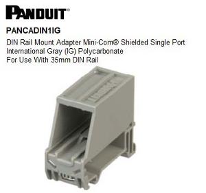 1 PORT DIN RAIL MOUNT ADAPTER WITH LABEL 1 PORT DIN RAIL MOUNT ADAPTER WITH LABEL