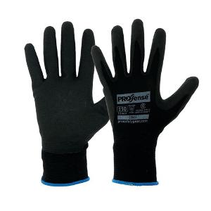 GLOVE STINGA BLACK PVC FOAM CTD SIZE 9 GLOVE STINGA BLACK PVC FOAM CTD SIZE 9
