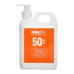 SUNSCREEN PRO-BLOC SPF50+ 1L PUMP BOTTLE SUNSCREEN PRO-BLOC SPF50+ 1L PUMP BOTTLE