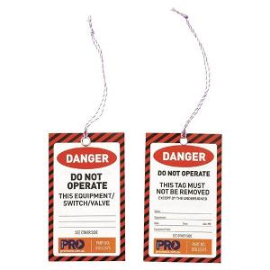 TAGS SAFETY RED DANGER 100PK TAGS SAFETY RED DANGER 100PK