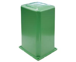 TALL PILLAR BOX LID ONLY NON VENTD GREEN