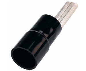 INSULATED PIN CONNECTOR 16MM BLACK 10PK