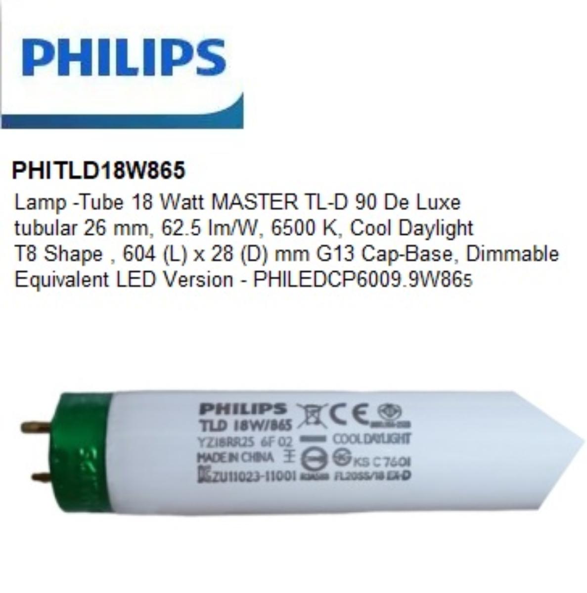 18W 865 TRIPHOSPHOR TUBE