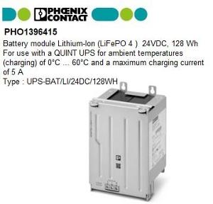 #UPS-BAT/LI/24DC/128WH #UPS-BAT/LI/24DC/128WH