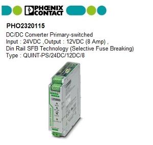 QUINT-PS/24DC/12DC/ 8 PRIMARY-SWITCHED Q QUINT-PS/24DC/12DC/ 8 PRIMARY-SWITCHED Q