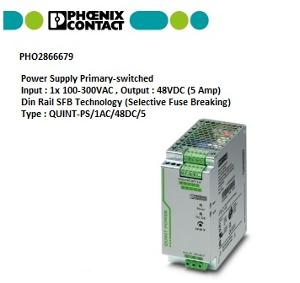 QUINT-PS/1AC/48DC/ 5 PRIMARY-SWITCHED QU QUINT-PS/1AC/48DC/ 5 PRIMARY-SWITCHED QU