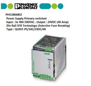 QUINT-PS/3AC/24DC/40 PRIMARY-SWITCHED QU QUINT-PS/3AC/24DC/40 PRIMARY-SWITCHED QU