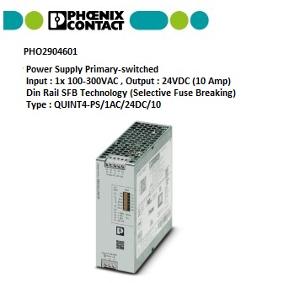 QUINT4-PS/1AC/24DC/10 PRIMARY-SWITCHED Q QUINT4-PS/1AC/24DC/10 PRIMARY-SWITCHED Q