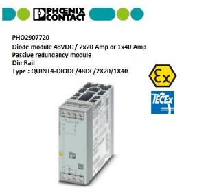 QUINT4-DIODE/48DC/2X20/1X40 DIN RAIL DIO QUINT4-DIODE/48DC/2X20/1X40 DIN RAIL DIO