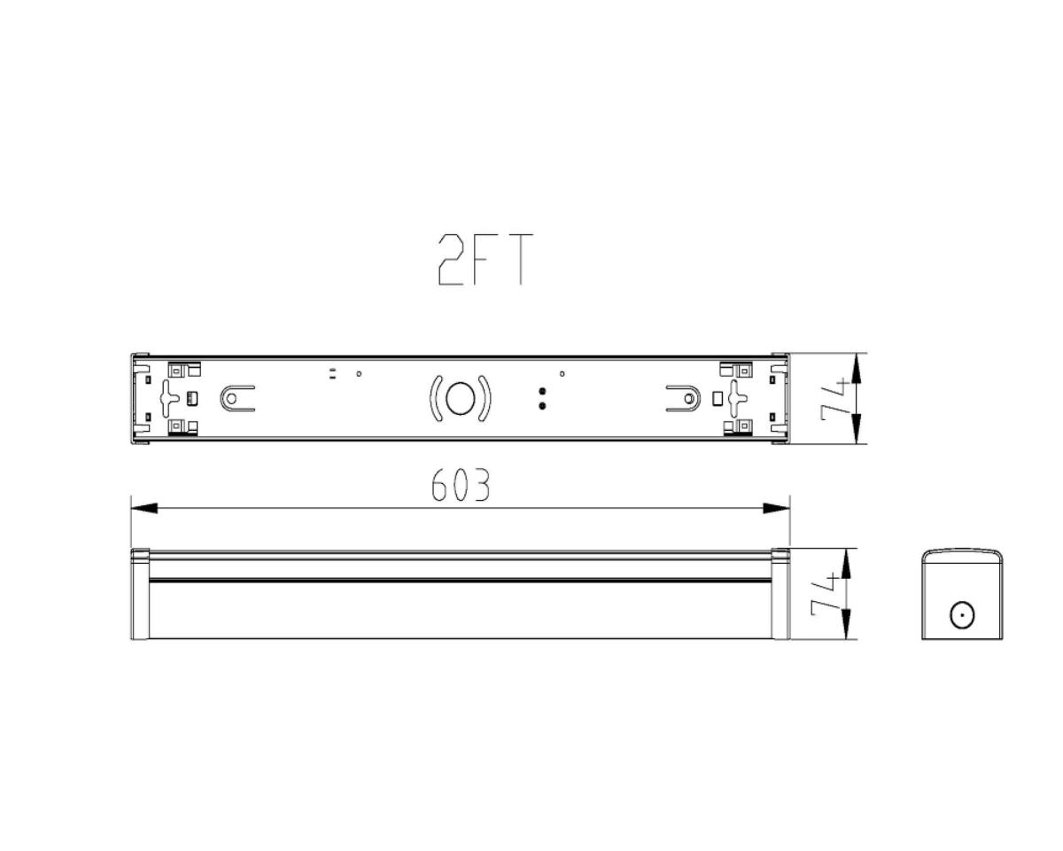 LED DIFF BATTEN ECO GEN4 14/16/18W CCT