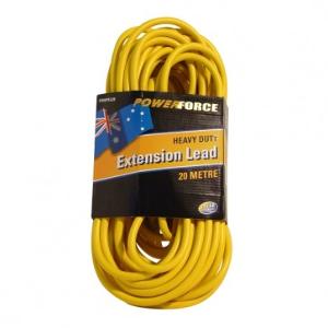 EXTENSION LEAD 10A H/DUTY YELLOW 20M EXTENSION LEAD 10A H/DUTY YELLOW 20M