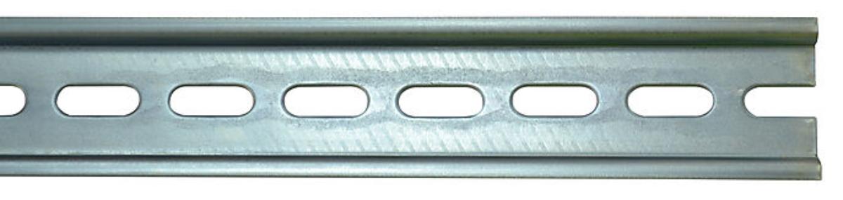 DIN RAIL SLOTTED 35MM X 7.5MM X 2MTR