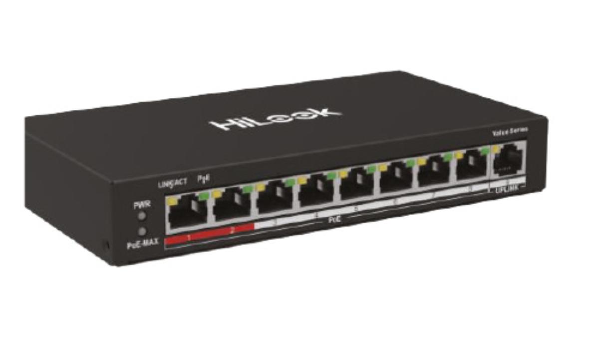 HILOOK 8 PORT FAST ETHERNET UNMANAGED PO