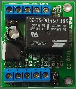 12-24VDC TRIGGERED RELAY DPDT 12-24VDC TRIGGERED RELAY DPDT