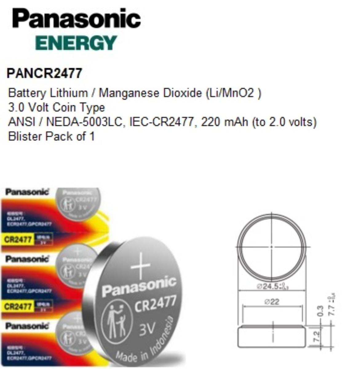 CR2477/BN PANASONIC