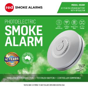 LITH BAT OPER SMOKE ALARM WIRELESS INTER