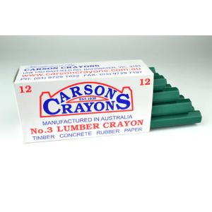 CARSON LUMBER CRAYON GREEN CARSON LUMBER CRAYON GREEN