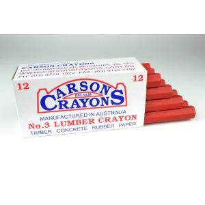 CARSON LUMBER CRAYON RED CARSON LUMBER CRAYON RED