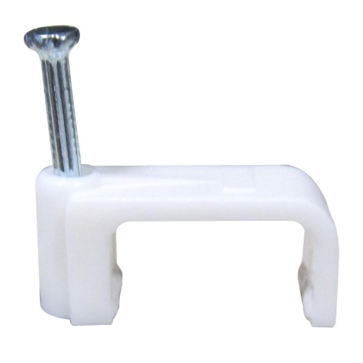 CABLE CLIP WHITE PLASTIC FOR 6MM2 T&E