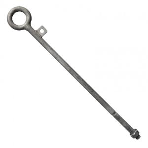 EYEBOLT C/W EARTHTAG M16X450MM GALV EYEBOLT C/W EARTHTAG M16X450MM GALV