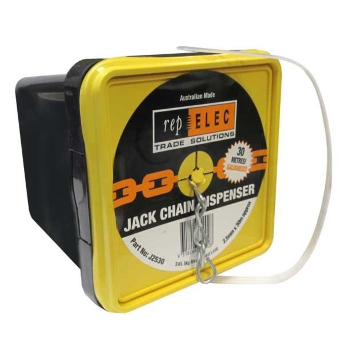 JACK CHAIN SINGLE LINK 2.5mm X 30MTR