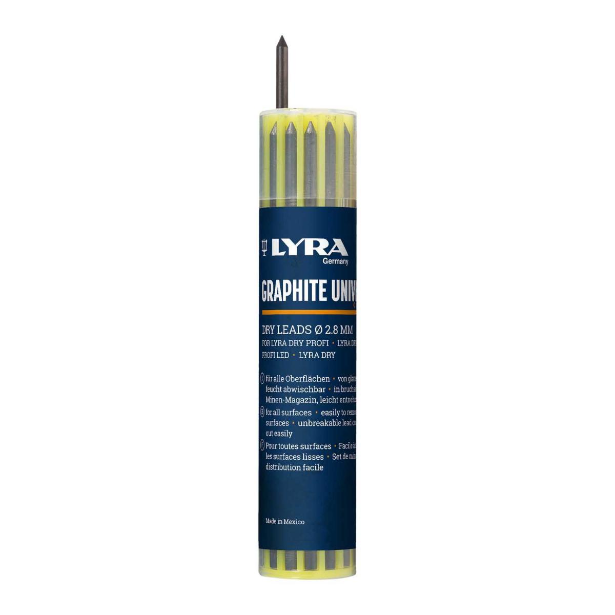 LYRA DRY REFILLS GRAPHITE 2B 12 PACK
