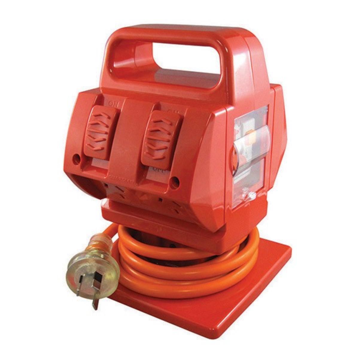 PORTABLE POWERBOARD 4G 10A RCD/MCB PROT