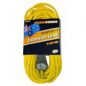 EXTENSION LEAD 10M 10A HEAVY DUTY YELLOW
