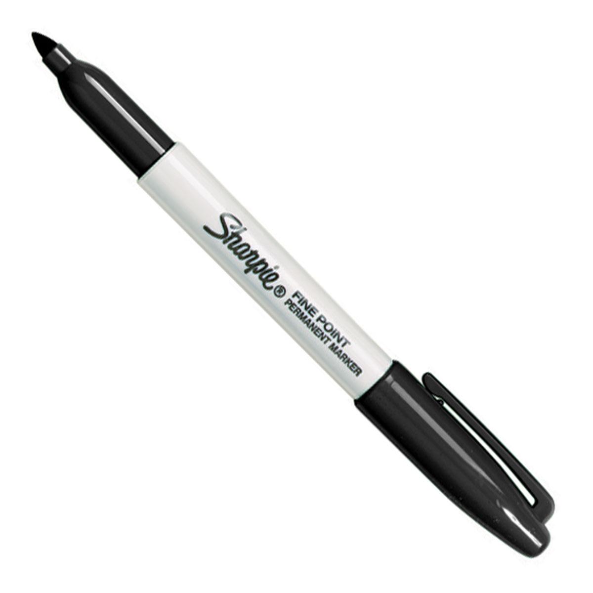 SHARPIE FINE POINT MARKER 1mm BLACK