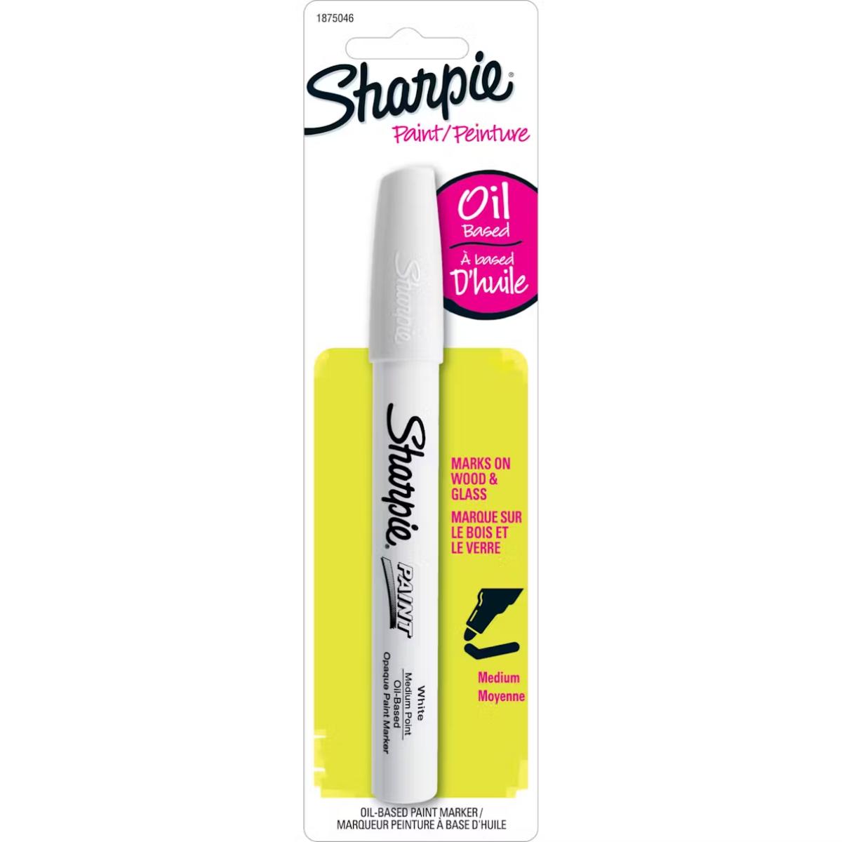 SHARPIE PAINT MEDIUM POINT MARKER WHITE