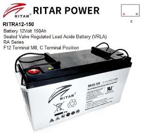 RITAR BATTERY 12V 150AH RITAR BATTERY 12V 150AH