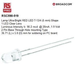 LGT DIODE RED LGT DIODE RED