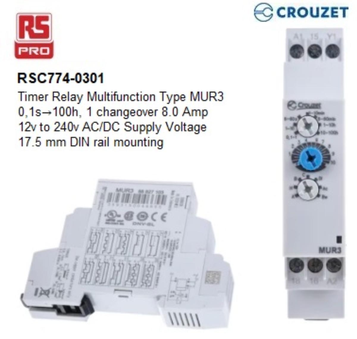 TIMER INTVL 12VAC/DC-240VAC/DC