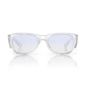 CLASSIC SAFE GLASSES CLR FRAME BLU LENS