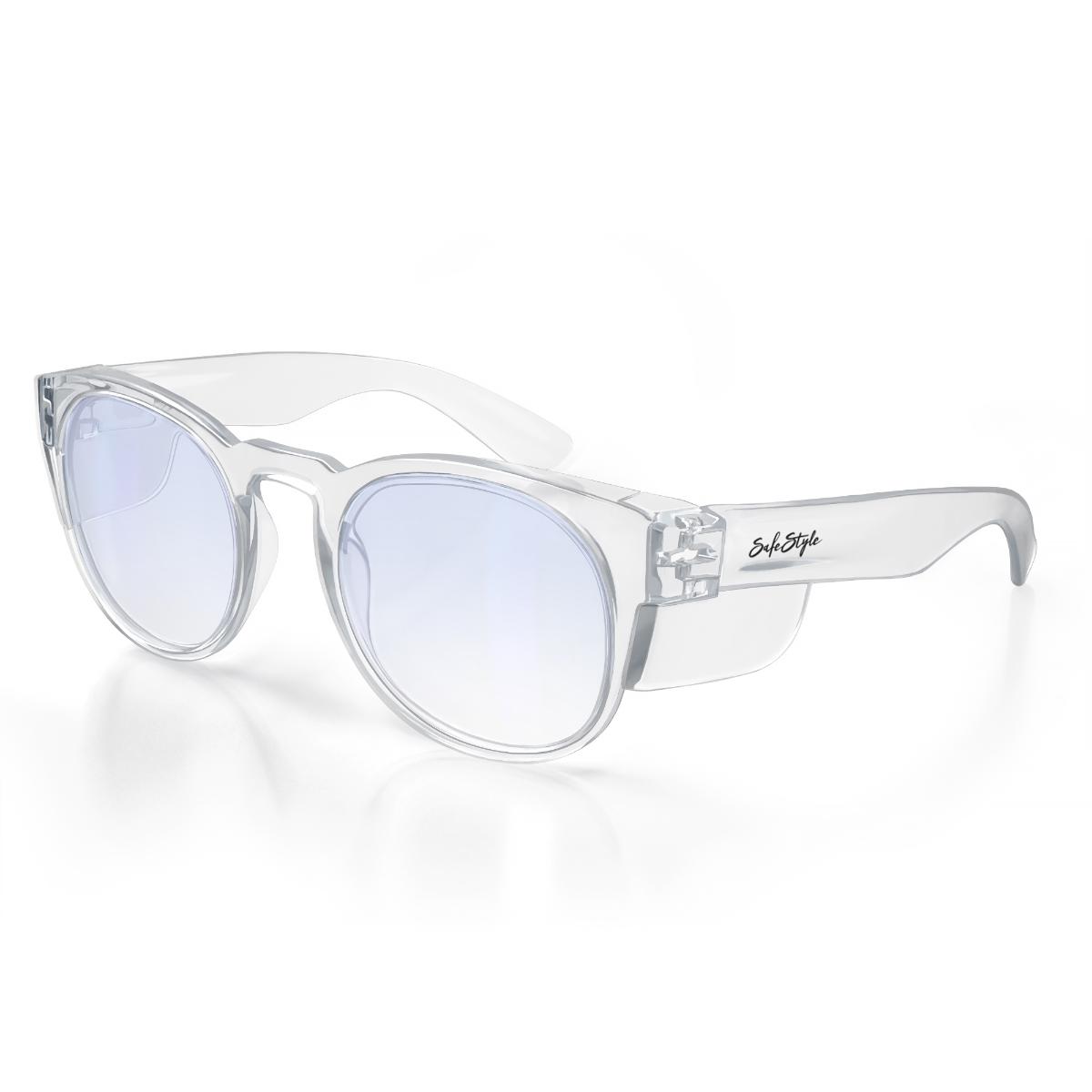 CRUISERS SAFE GLASSES CLR FRAME BLU LENS