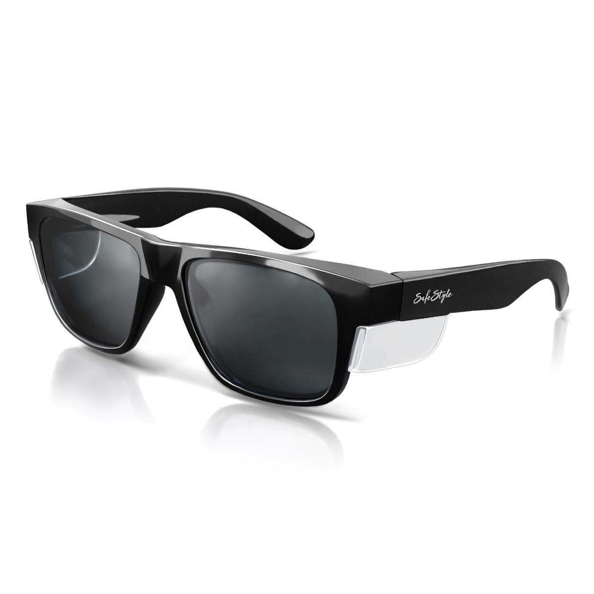 FUSIONS SAFE GLASSES BLK FRAME TINT LENS