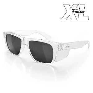 SAFETY GLASSES CLEAR FRAME POLAR LENS SAFETY GLASSES CLEAR FRAME POLAR LENS