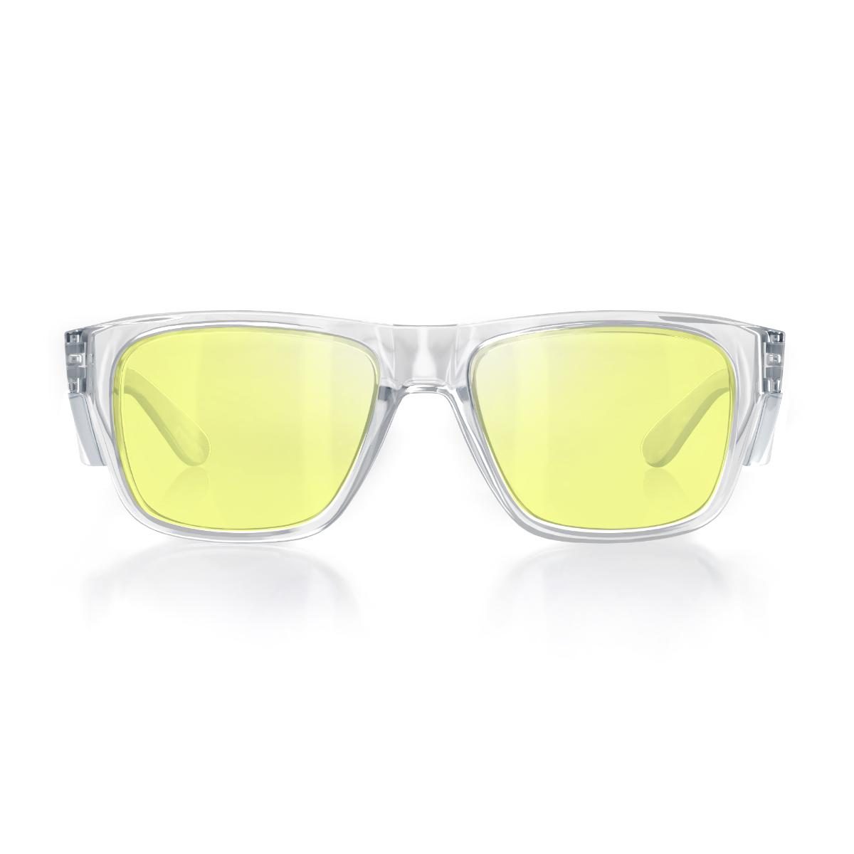 FUSIONS SAFE GLASSES CLR FRAME YELL LENS