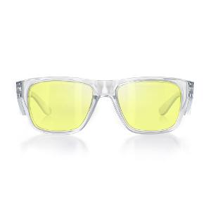 FUSIONS SAFE GLASSES CLR FRAME YELL LENS
