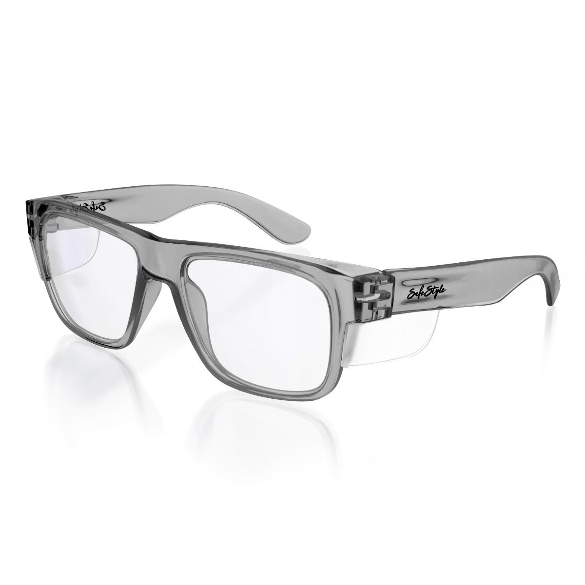 FUSIONS SAFE GLASSES GRA FRAME CLR LENS