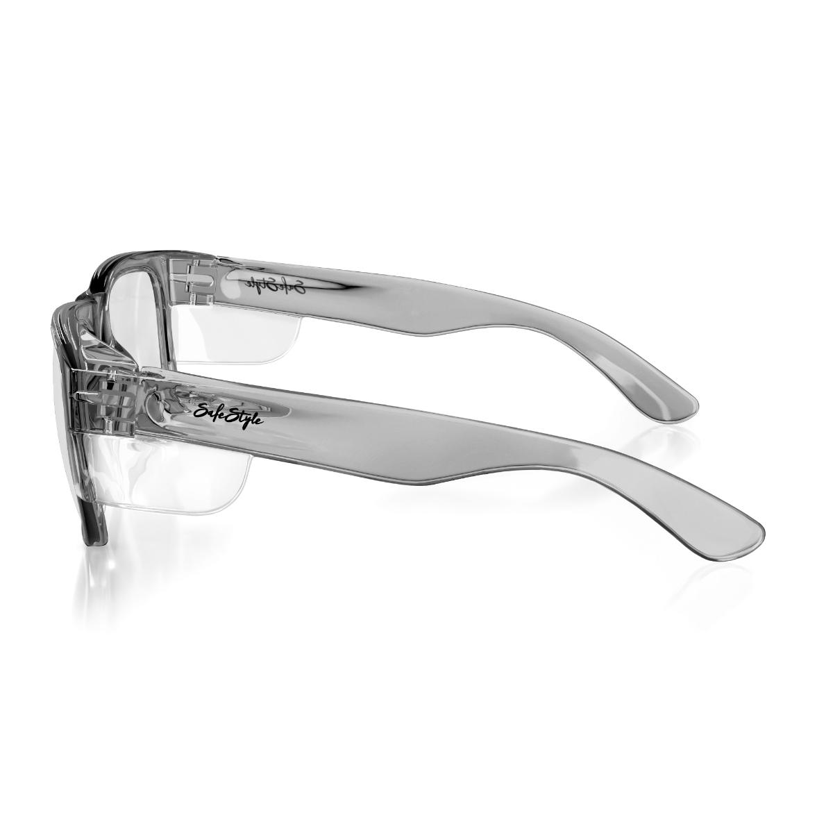 FUSIONS SAFE GLASSES GRA FRAME CLR LENS