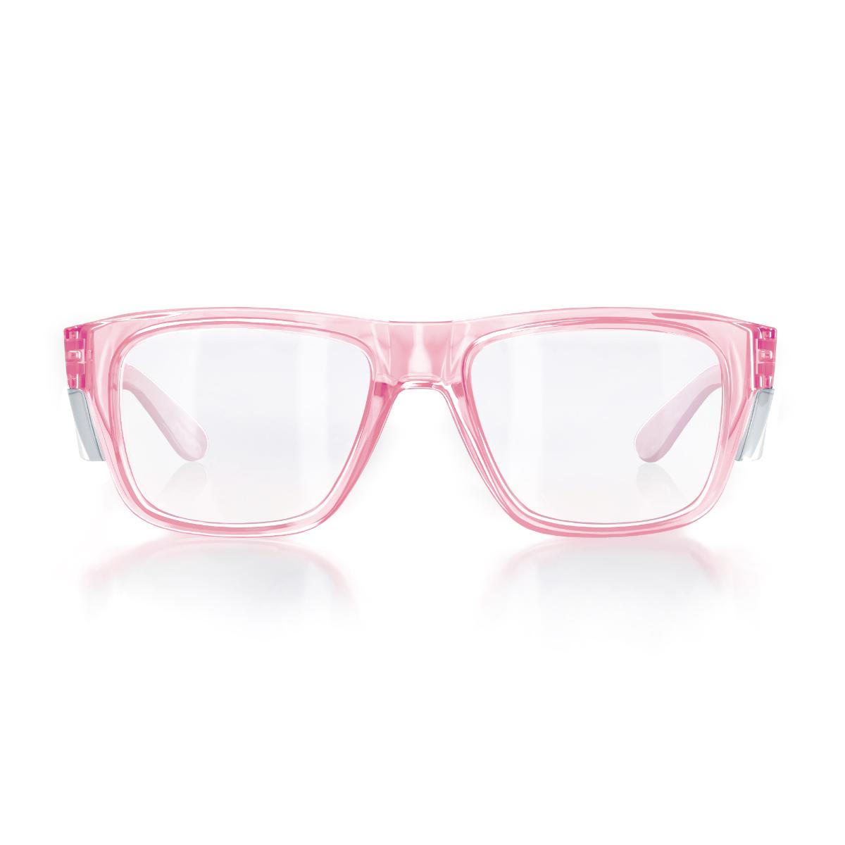 FUSIONS SAFE GLASSES PNK FRAME CLR LENS